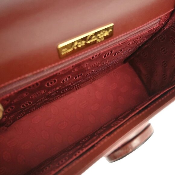 Cartier Bordeaux Must de Cartier Handbag C34 NQ03328 BNN07 - Picture 8 of 8